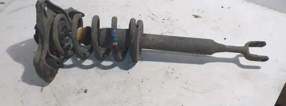 Front shock absorber with coil spring