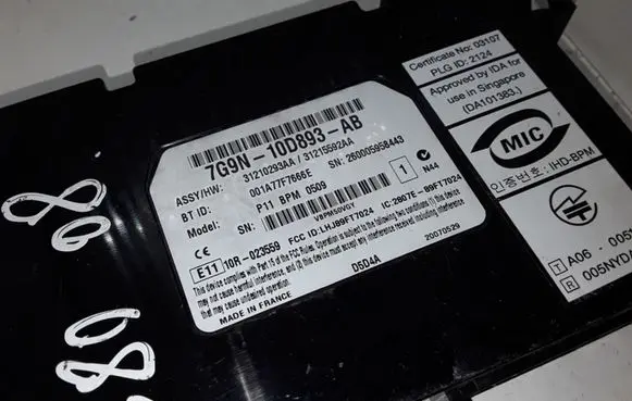 Volvo S80 Other control units/modules 31210293AA 001A77F7666E 260005958443