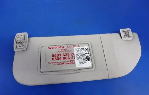 Peugeot 107 Sun visor