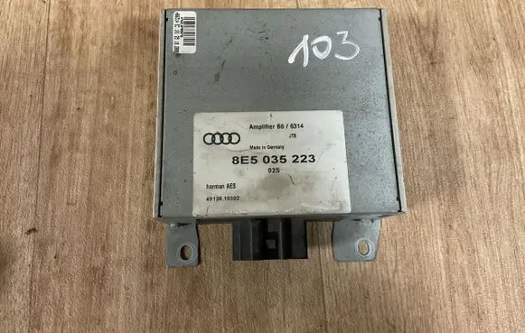 Audi A4 S4 B6 8E 8H Sound amplifier 8E5035223 B66314 4913610302