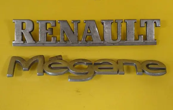 Renault Megane I Manufacturers badge/model letters 