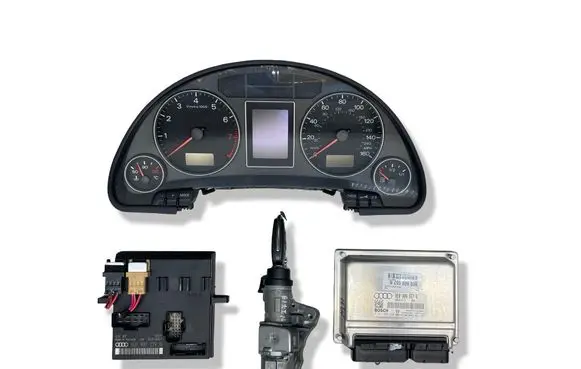 Audi A4 S4 B7 8E 8H Engine ECU kit and lock set 8E0909557R 1039S07889 0261208690