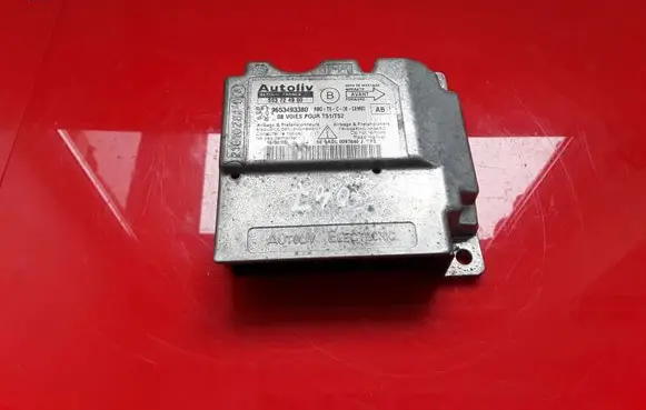 Peugeot 307 Airbag control unit/module 9653493380 0097640J