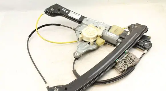 Front door window regulator with motor