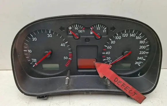Volkswagen Golf IV Speedometer (instrument cluster) 0263637063 2474000127 1J0920826C