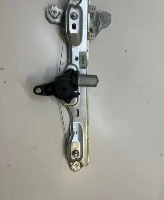 Sliding door window regulator with motor