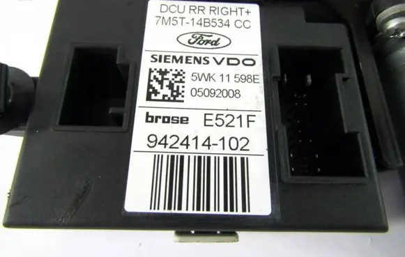Ford Kuga I Rear door window regulator motor 7M5T14B534CC