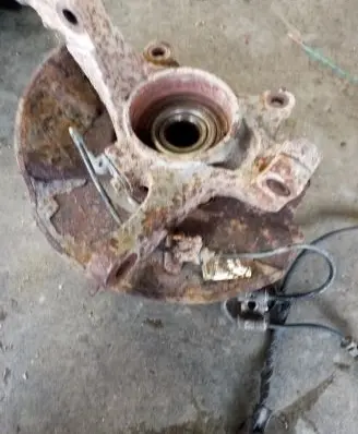 KIA Sportage Front wheel hub spindle knuckle 517153U000