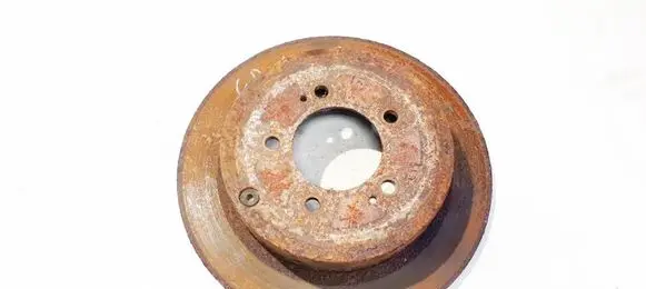 Peugeot 4007 Rear brake disc neventiliuojamas