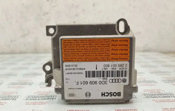Volkswagen Touareg I Airbag control unit/module 3D0909601F