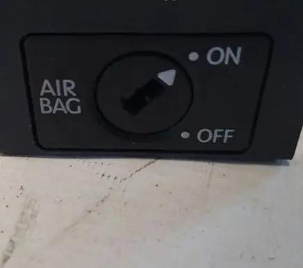 Skoda Octavia Mk2 (1Z) Passenger airbag on/off switch 1K0919237D