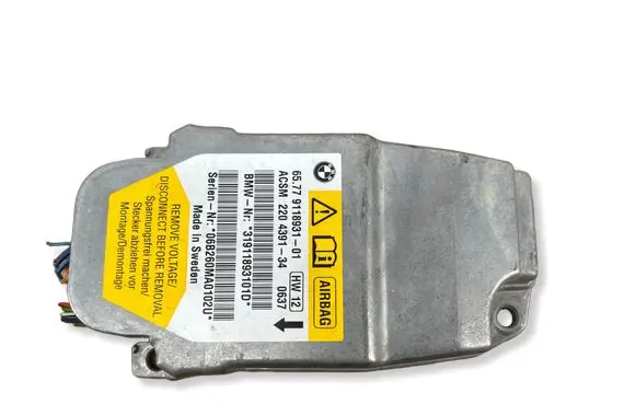 BMW 5 E60 E61 Airbag control unit/module 9118931 31911893101D 06B260MA0102U