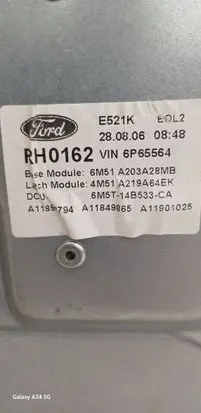 Ford Focus C-MAX Front door window regulator motor 4M5T14B533CA A11849865 A1189794