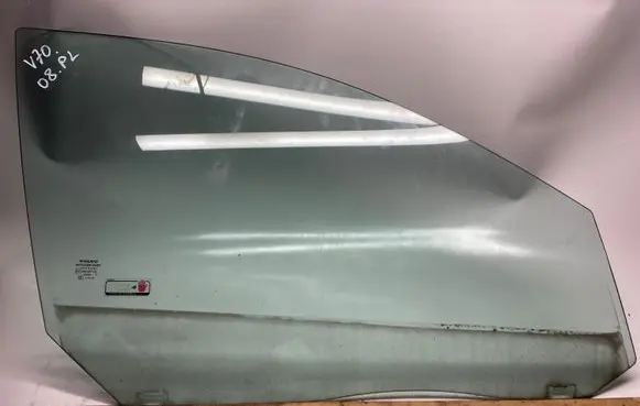 Volvo V70 Front door window glass four-door 43R001106 E000186 DOT57M53AS2
