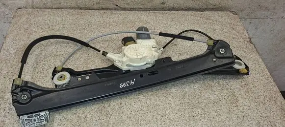 BMW 5 E60 E61 Front door window regulator with motor 977971