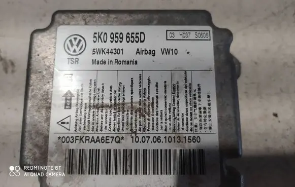 Volkswagen Golf VI Airbag control unit/module 5K0959655D