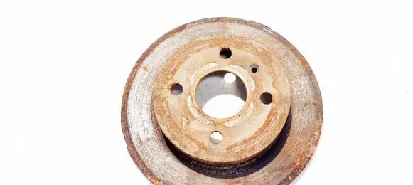 Opel Astra G Rear brake disc neventiliuojamas
