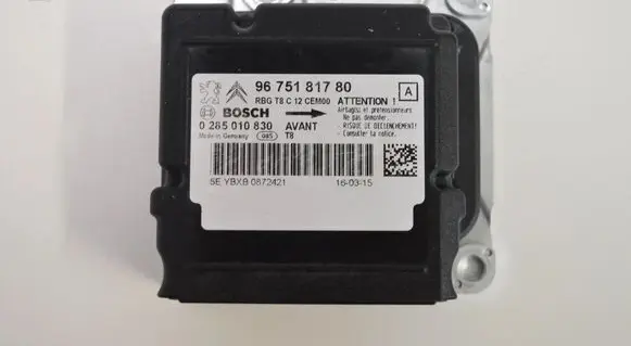 Peugeot 5008 Airbag control unit/module 9675181780