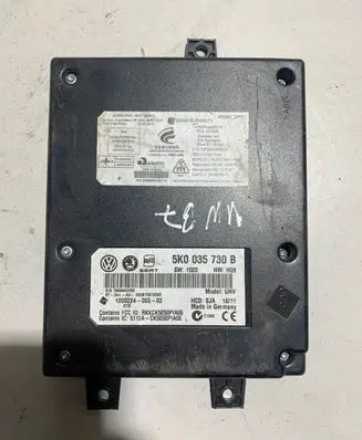 Volkswagen Caddy Bluetooth control unit module 5K0035730B