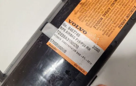 Volvo V70 Seat airbag 9467749