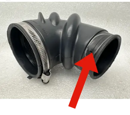 Audi A8 S8 D2 4D Air intake duct part 057129569