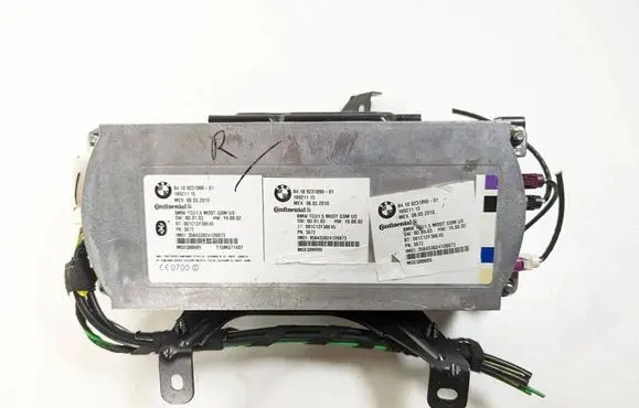 BMW 5 F10 F11 Bluetooth control unit module 9231090 16921115 001C12F38E45