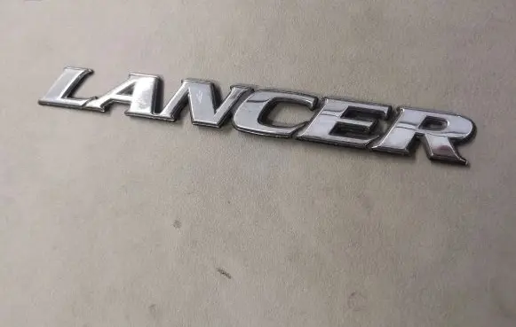 Mitsubishi Lancer Rear loading door model letters 