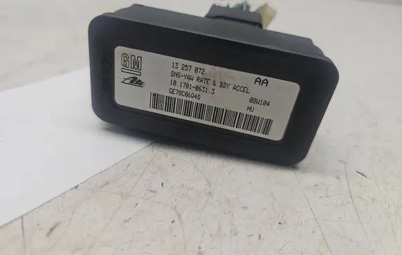 Opel Astra H ESP acceleration yaw rate sensor 13257072