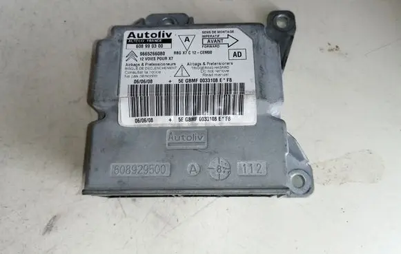 Citroen C5 Airbag control unit/module 9665266080
