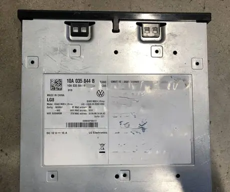 Volkswagen ID.3 MMI control unit 10A035844B