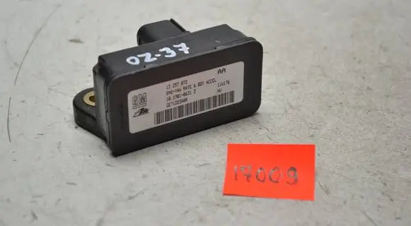 Opel Zafira B ESP acceleration yaw rate sensor 13257072 GE71D23A8R 10170106313