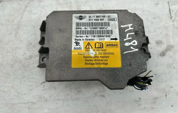 Mini Cooper Countryman R60 Airbag control unit/module 9807169