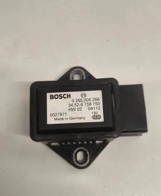 BMW 5 E60 E61 ESP acceleration yaw rate sensor 34526758750 0265005266 0027971