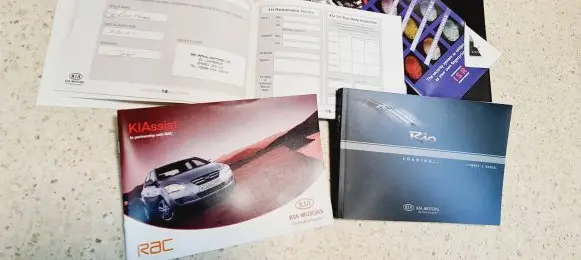 KIA Rio User manual 