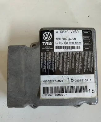 Volkswagen PASSAT B6 Airbag control unit/module 3C0909605N 391126