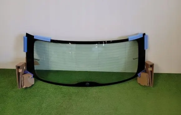 Skoda Fabia Mk3 (NJ) Rear windscreen/windshield window 6V6845049A