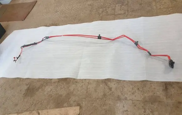 Jaguar XF X260 Positive cable (battery) JLRX260 301193705 LX6314300AA