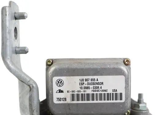 Volkswagen Golf IV ESP acceleration yaw rate sensor 1J0907655A 1J190737D