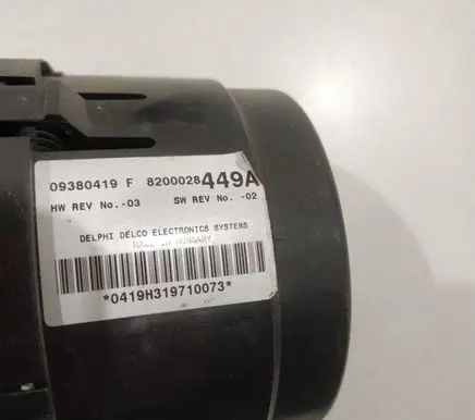 Renault Espace - Grand espace IV Climate control unit 09380419F 09380419 8200028449A