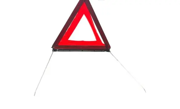 Volvo V60 Emergency warning sign 