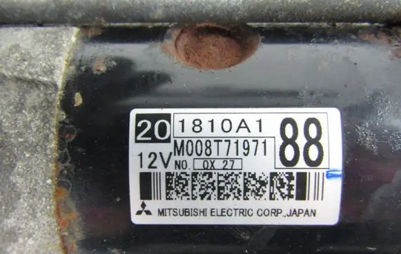 Mitsubishi ASX Starter motor M008T71971