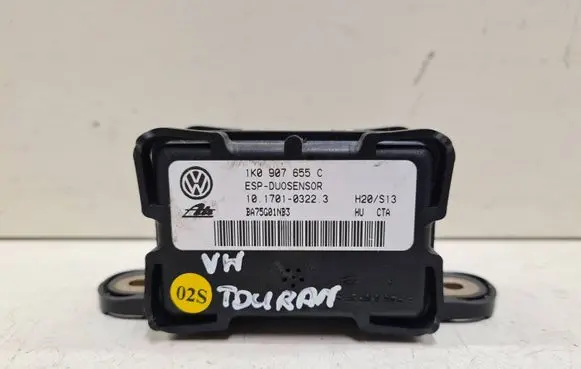 Volkswagen Touran I ESP acceleration yaw rate sensor 1K0907655C 10170103223