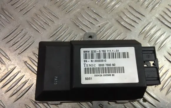 BMW 7 E65 E66 Steering rack control module 6760111