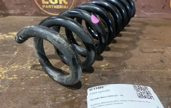 Mercedes-Benz C W204 Rear coil spring