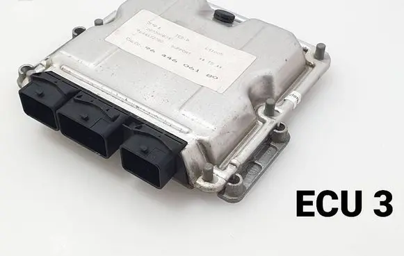 Peugeot 307 Engine control unit/module 0281010779 EDC15C2 9644606180