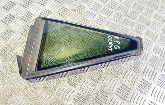 Rear vent window glass