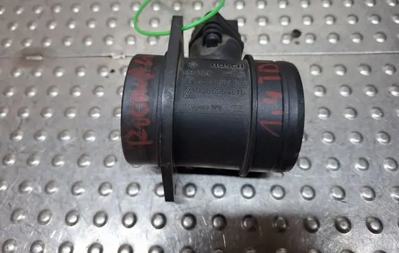 Skoda Fabia Mk1 (6Y) Mass air flow meter S27705701 028002531 038906461B