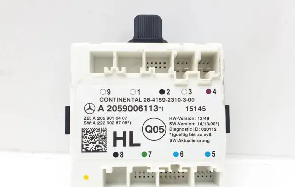 Mercedes-Benz C W205 Door control unit/module A2059006113