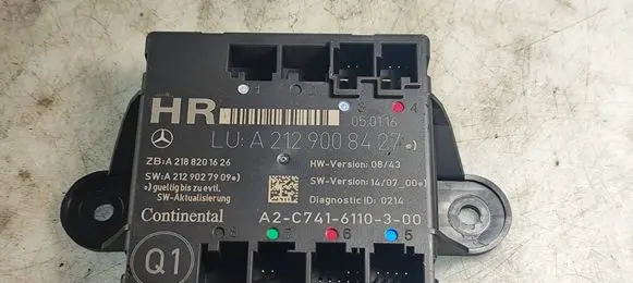 Mercedes-Benz E W212 Door control unit/module A2129008427 A2188201626 A2129027909