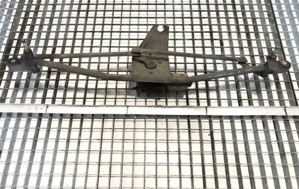 Front wiper linkage and motor